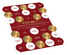 Afbeelding in Gallery-weergave laden, 98758 In The Spotlight Stickervel 'Wie ben ik?' Spel