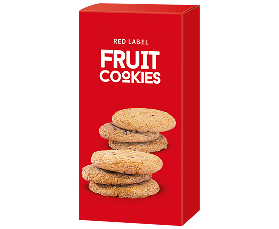 45153 Red Label Fruitkoeken met Witte Chocolade
