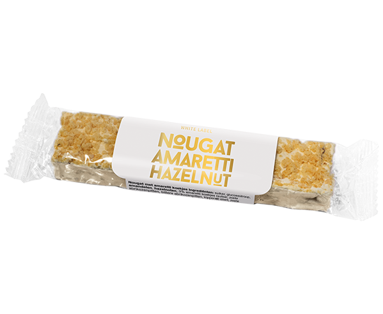 91367 White Label Nougatreep Amaretti