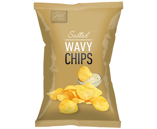 92730 Gold Label Ribbelchips Zout