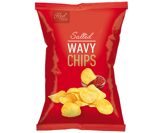 92731 Red Label Ribbelchips Zout