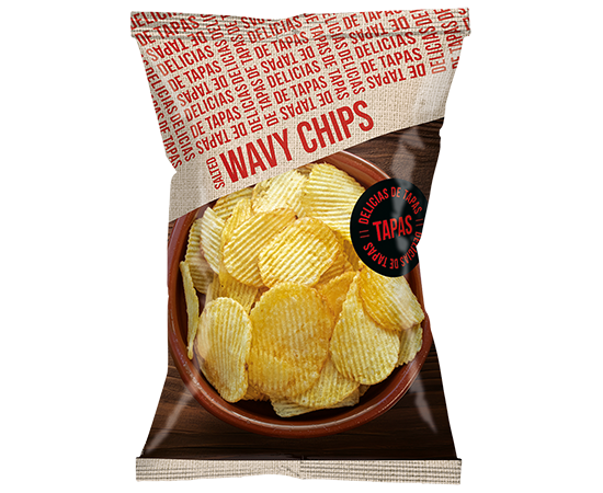 92739 Delicias de Tapas Ribbelchips Zout