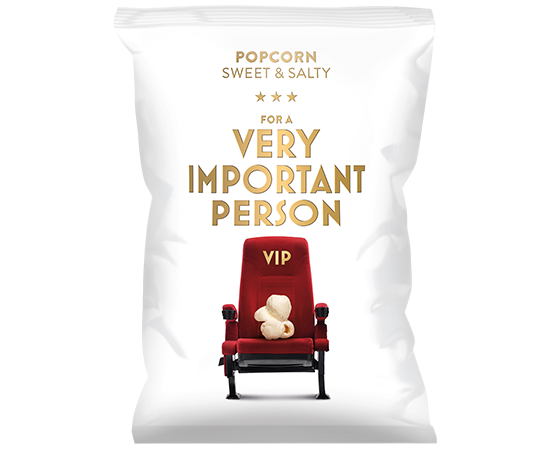 92871 White Label Popcorn Sweet & Salty