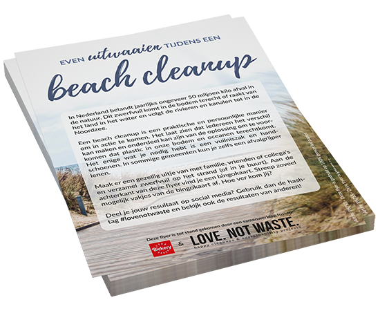 98755 Even Uitwaaien Beach Clean-up Flyer